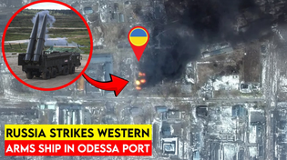Thumbnail for Shocking! Russia’s Iskander Hits High-Value Western Arms Ship in Odessa | Military TV