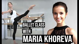 Thumbnail for First Soloist of the Mariinsky Theatre Maria Khoreva Ballet Barre Class | YAGP - Youth America Grand Prix