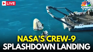 Thumbnail for NASA LIVE: Sunita Williams and Butch Wilmore Return To Earth | NASA Astronauts | SpaceX Crew-9 |N18G