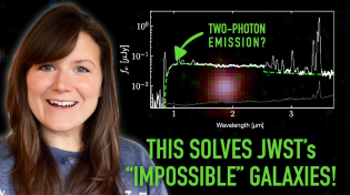 Thumbnail for JWST shows the early Universe is DIFFERENT than we thought (that's a good thing!) | Dr. Becky