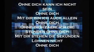 Thumbnail for Rammstein - Ohne Dich Lyrics | Pixietron