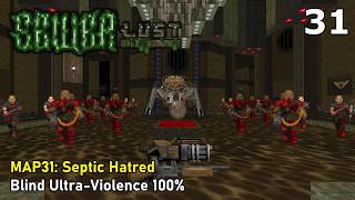 Thumbnail for Doom II: Sewerlust - MAP31: Septic Hatre﻿d (Blind Ultra-Violence 100%) | Vytaan