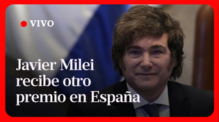 Thumbnail for EN VIVO| Javier Milei recibe un premio en un foro libertario y cierra su gira internacional | LA NACION