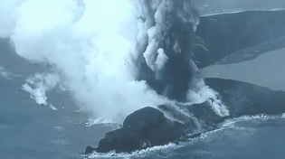 Thumbnail for Eruption on Japan's Iwo Jima Island.