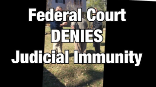Thumbnail for Breaking: Federal Court DENIES Judicial Immunity in Family Court Judge Lawsuit | The Civil Rights Lawyer