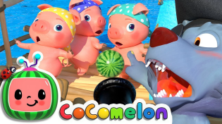 Thumbnail for Three Little Pigs (Pirate Version) | CoComelon Nursery Rhymes & Kids Songs | Cocomelon - Nursery Rhymes