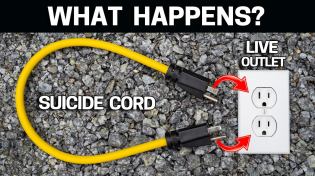 Thumbnail for What Happens When You Plug a SUICIDE CORD in a LIVE OUTLET? Do Not Try This Ever | Silver Cymbal