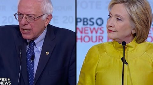 Thumbnail for Democratic Debate in 90 Seconds: Bernie Sanders & Hillary Clinton