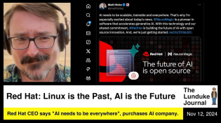 Thumbnail for Red Hat: Linux is the Past, AI is the Future | Bryan Lunduke