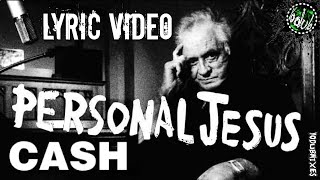Thumbnail for Johnny Cash "Personal Jesus" [Lyric Video - Depeche Mode Cover] | YoDubMixes Prod