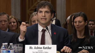 Thumbnail for Ashton Kutcher Speech on Human Trafficking Before Congress  | ABC News