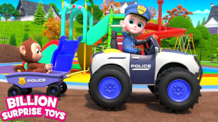 Thumbnail for Super Police Adventure Stories - Policeman Keeps Everyone Safe | BillionSurpriseToys  - Nursery Rhymes & Cartoons