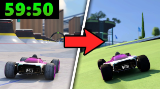 Thumbnail for Speedrunning Trackmania but every track is random | WirtualTV