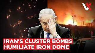 Thumbnail for Iran Fires Khyber Missiles, Cluster Bombs Pound Tel Aviv | 8,000 IRGC Missiles Spook Israel | VERTEX