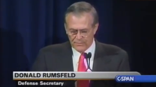 Thumbnail for On 9/10/2001 Donald Rumsfeld announced the Pentagon had $2.3 TRILLION unaccounted for. The very next day the 9/11 attacks occurred. On that day the world changed and in the rush to fund the war on terror, the investigation into the missing $2.3 TRILLION dollars was forgotten.