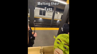 Thumbnail for Melting their Eyes (custom Shrek mask) | FunnyMemeSpot Backup