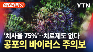 Thumbnail for [에디터픽] '치사율 75%' 치료제도 없다…'1급 감염병' 지정, 코로나 이후 처음 / YTN |  YTN