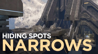 Thumbnail for Halo 3 Hiding Spots Tutorials - Narrows | HiddenReach