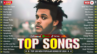 Thumbnail for The Weeknd, Bruno Mars, Dua Lipa, Adele, Maroon 5, Rihanna, Ed Sheeran - Billboard Top 50 This Week | Pop Hits