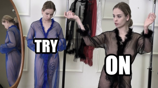 Thumbnail for In English. TINY ROBES🔥 Try on Haul | Maggie Fox