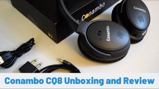 Thumbnail for Conambo QC8 Bluetooth Noise Canceling Headphone Unboxing and Review | Sean Ong