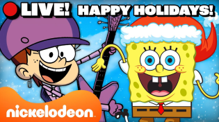 Thumbnail for 🔴 Happy Holidays from Nicktoons! ☃️ SpongeBob, Loud House & More 24/7 Livestream | Nicktoons