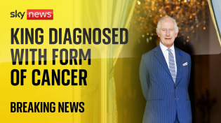 Thumbnail for King Charles diagnosed with form of cancer | Sky News