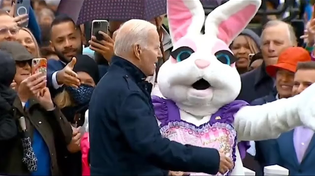 Thumbnail for Easter Bunny rescues a 'confused' Joe Biden after he 'wanders off' | Sky News Australia