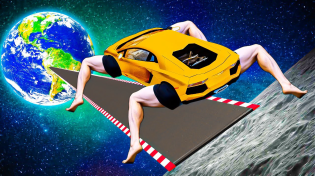 Thumbnail for Jumping MOON RAMP With Cursed CAR in GTA 5 | GrayStillPlays