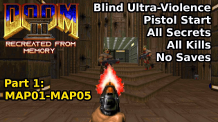 Thumbnail for Doom II But Something's Not Right - Part 1: MAP01-MAP05 (Blind Ultra-Violence 100%) | decino
