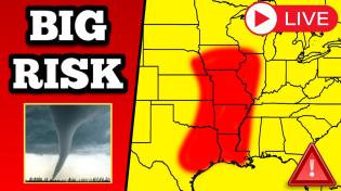 Thumbnail for 🔴 BREAKING Tornado Warning Coverage - Tornadoes - With Live Storm Chaser | Max Velocity - Severe Weather Center