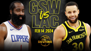 Thumbnail for Golden State Warriors vs Los Angeles Clippers Full Game Highlights | February 14, 2024 | FreeDawkins