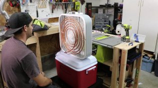 Thumbnail for $100 Homemade Air Conditioner - DIY | Ben Tardif