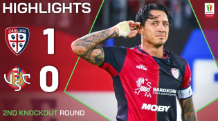 Thumbnail for CAGLIARI 1-0 CREMONESE | HIGHLIGHTS | 2nd Knockout Round | Coppa Italia Frecciarossa 2024/25 | Serie A