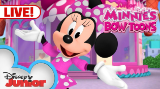 Thumbnail for 🔴 LIVE! All Minnie's Bow-Toons! 🎀| NEW BOW-TOONS: CAMP MINNIE SHORTS! | @disneyjunior | Disney Junior