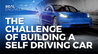 Thumbnail for The Challenge of Building a Self-Driving Car | Real Engineering