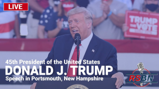 Thumbnail for LIVE REPLAY: President Trump Delivers Speech in Portsmouth, New Hampshire - 1/17/24 | Right Side Broadcasting Network