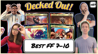 Thumbnail for Final Fantasy Showdown - Commanders from Games 7-10 - EDH Gameplay Ep 107 | Decked Out EDH