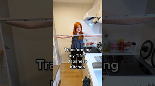 Thumbnail for Japanese MICRO Kitchen Transformation | Megan and Ben