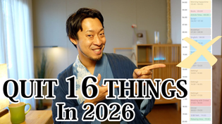 Thumbnail for 16 Things I Quit to Make Life 10x Easier in 2026 | Samurai Matcha