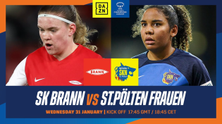 Thumbnail for SK Brann vs. St. Pölten | UEFA Women's Champions League 2023-24 Matchday 6 Full Match | DAZN Women's Football