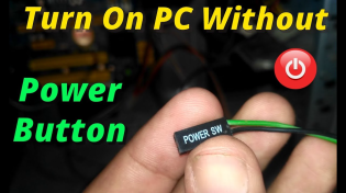 Thumbnail for How to turn on (Start) a computer without a power button(100% Working) | Turn on a PC | TechElectroid