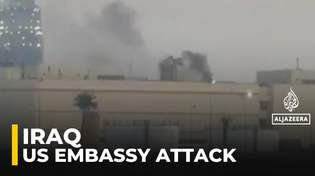 Thumbnail for Attack on US embassy in Baghdad: Smoke seen rising from compound in Iraqi capital | Al Jazeera English