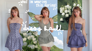 Thumbnail for what i'm wearing this spring!! 🌷try-on haul :) | toomuchzozo