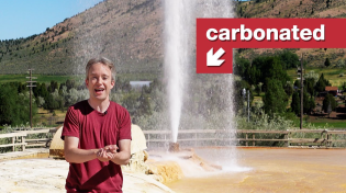 Thumbnail for A geyser that shoots sparkling mineral water | Tom Scott