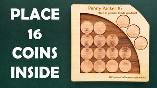 Thumbnail for How to fit 16 coins inside the puzzle tray? #shorts | Puzzle guy