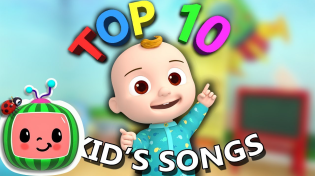 Thumbnail for Top 10 Popular Kids Songs + More Nursery Rhymes & Kids Songs - CoComelon
