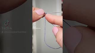 Thumbnail for Learn to tie a knot in your thread - the easy way! #sew #sewing #handsewing | Sewing Parts Online