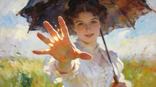 Thumbnail for Visual Poem | Claude Monet | Living Inside Monet's "Woman with a Parasol" | 4K