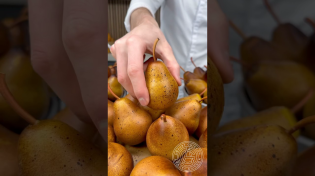 Thumbnail for Bucket of Pears! 🍐 This pastry is the perfect pearing this fall season!#amauryguichon #chocolate | Amaury Guichon